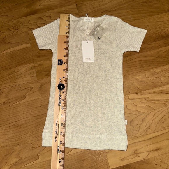 Jamie Kay Ribbed Henley Tee Organic Cotton Blend Short Sleeve Top Size 5Y - Picture 10 of 15